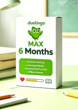 cdkeyofferss.com, Super Duolingo MAX 6 Months Subscription