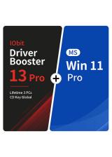 Official IObit Driver Booster 13 Pro Lifetime 3 PCs CD Key Global+MS Win 11 Pro Pack