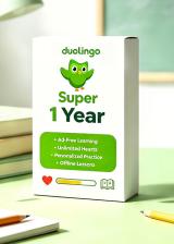 cdkeyofferss.com, Super Duolingo 1 Year Subscription