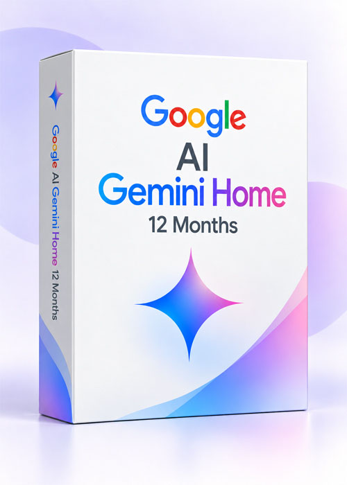 cdkeyofferss, Google AI Gemini Home 12 Months (Family Share)