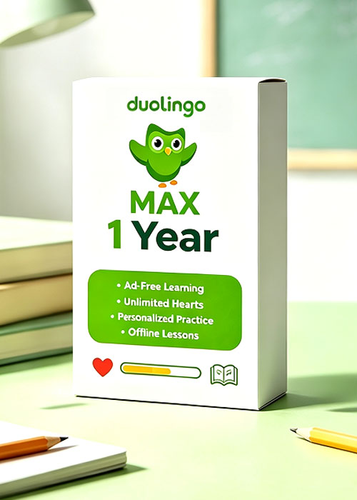 Super Duolingo MAX 1 Year Subscription