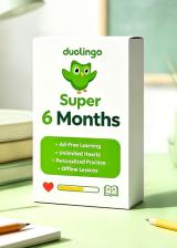 cdkeyofferss.com, Super Duolingo 6 Months Subscription